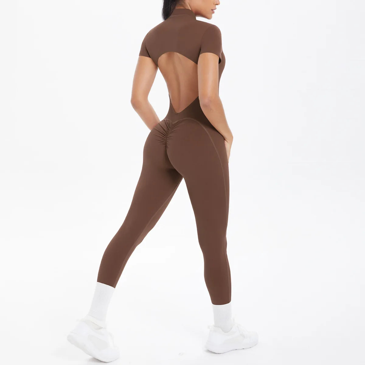 Seamless Sculpt Zip Bodysuit (Women)