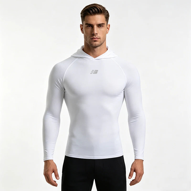 HoodLine Compression Hooded Tee
