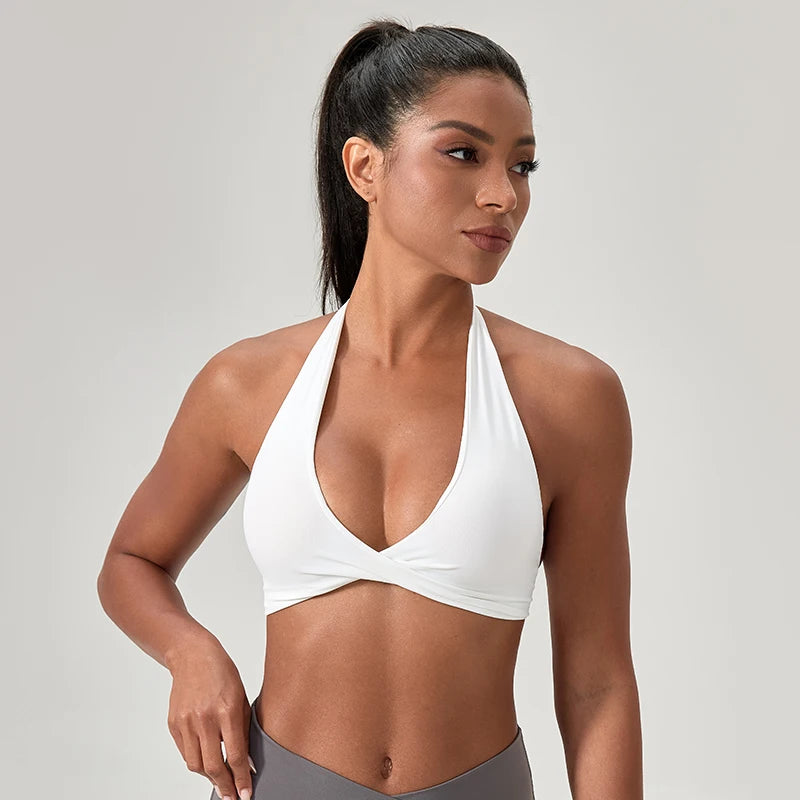 HaloFit Open Back Yoga Bra