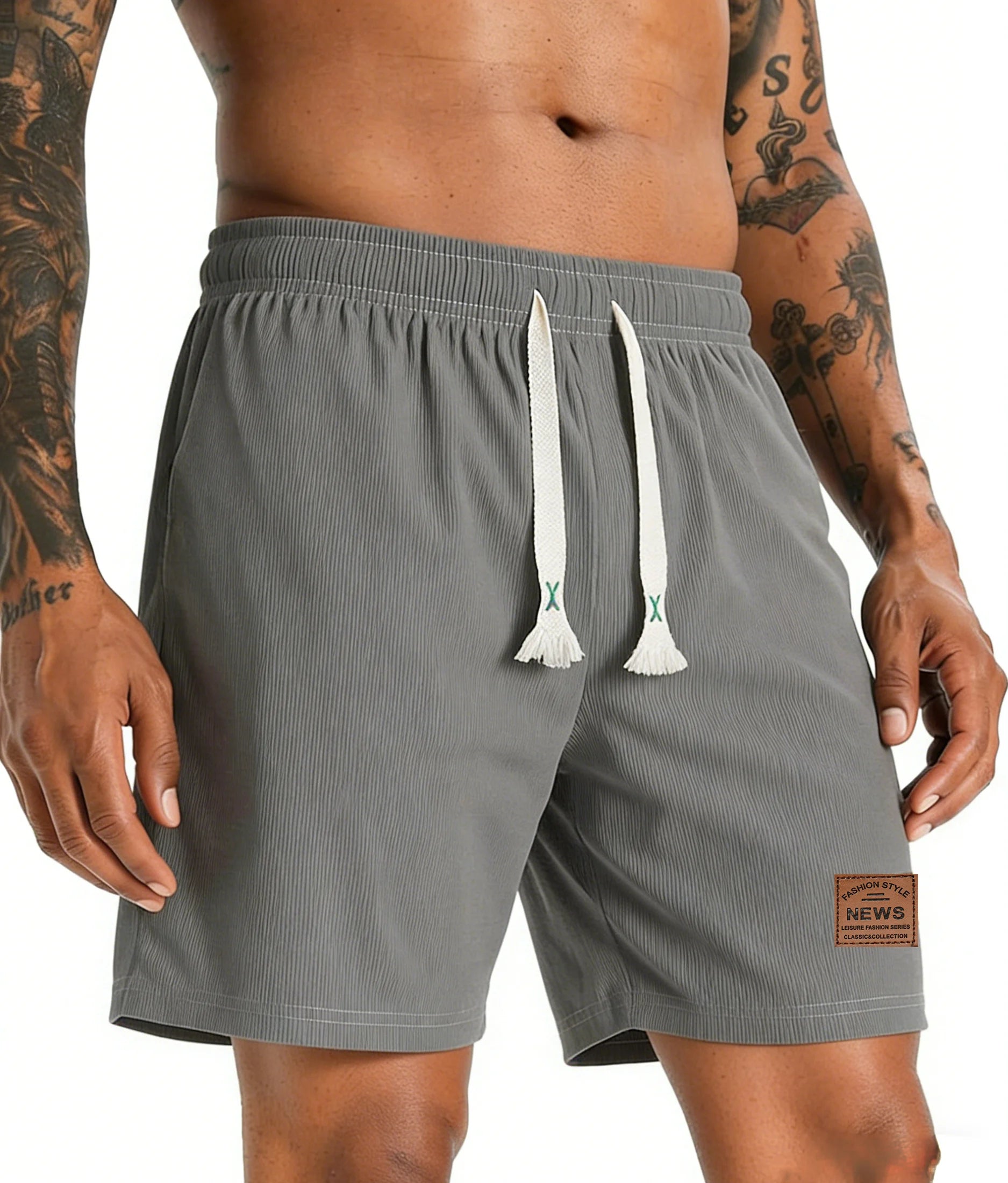 BreezeStride Drawstring Sport Shorts