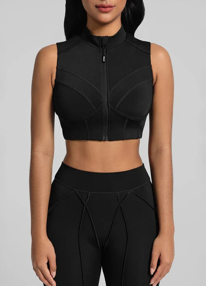 Contour Zip Performance Sports Bra