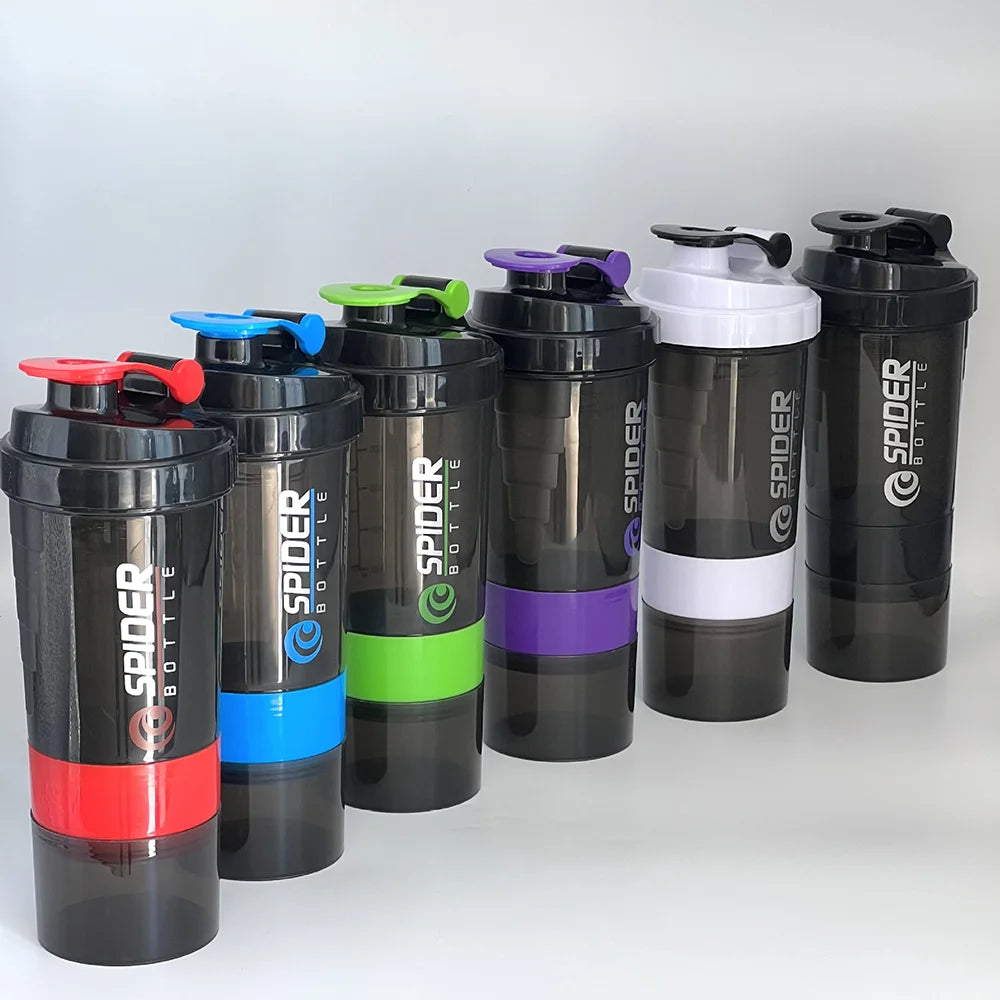 TriLayer Protein Powder Shaker Bottle