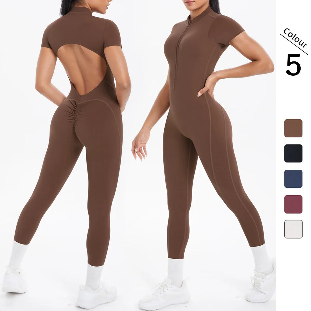 Seamless Sculpt Zip Bodysuit (Women)