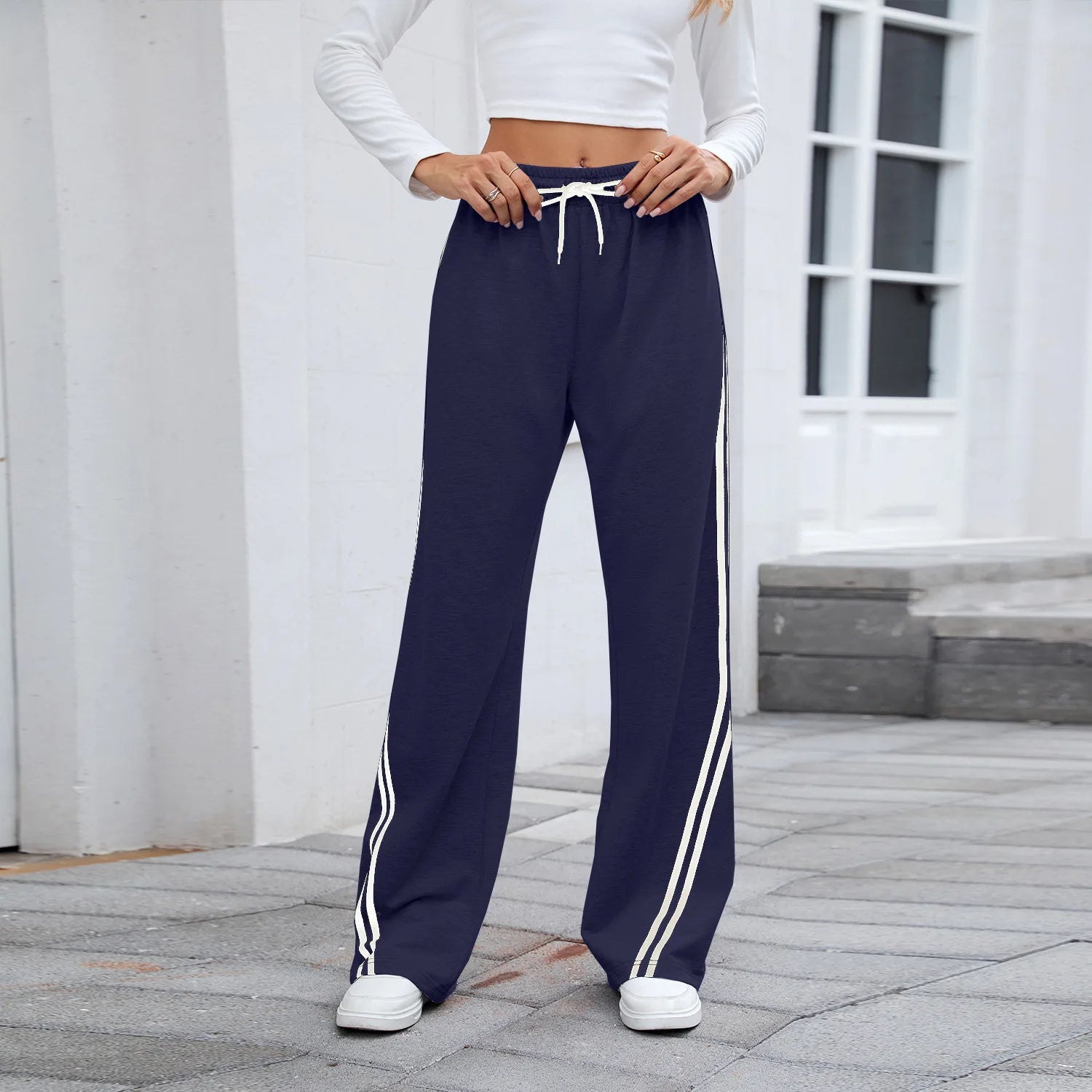 SoulStride Wide-Leg Sport Joggers