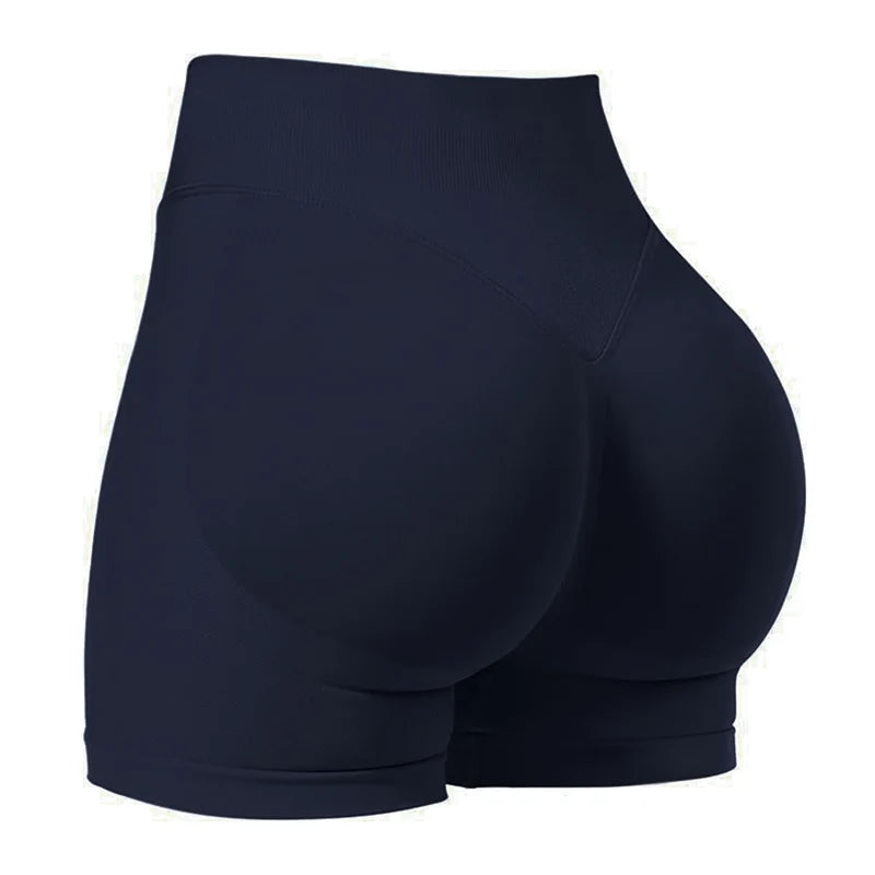 RibbedLine Seamless Biker Shorts