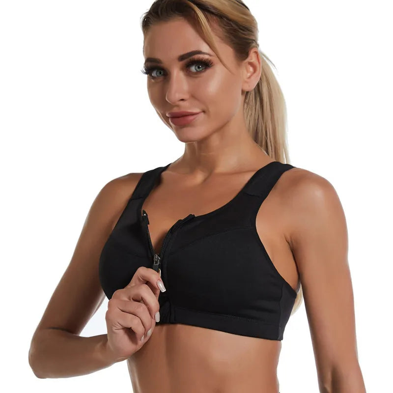 ZipFlex High Impact Sports Bra
