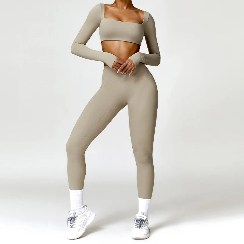 EmberFlex Long-Sleeve Yoga Set