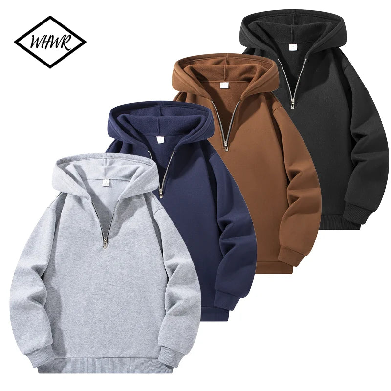 ApexZip Stand-Collar Pullover