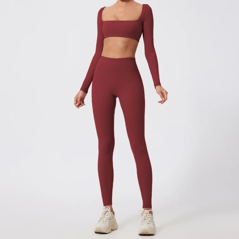 EmberFlex Long-Sleeve Yoga Set