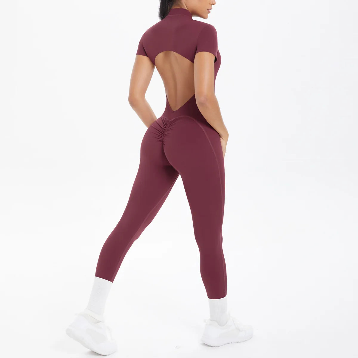 Seamless Sculpt Zip Bodysuit (Women)