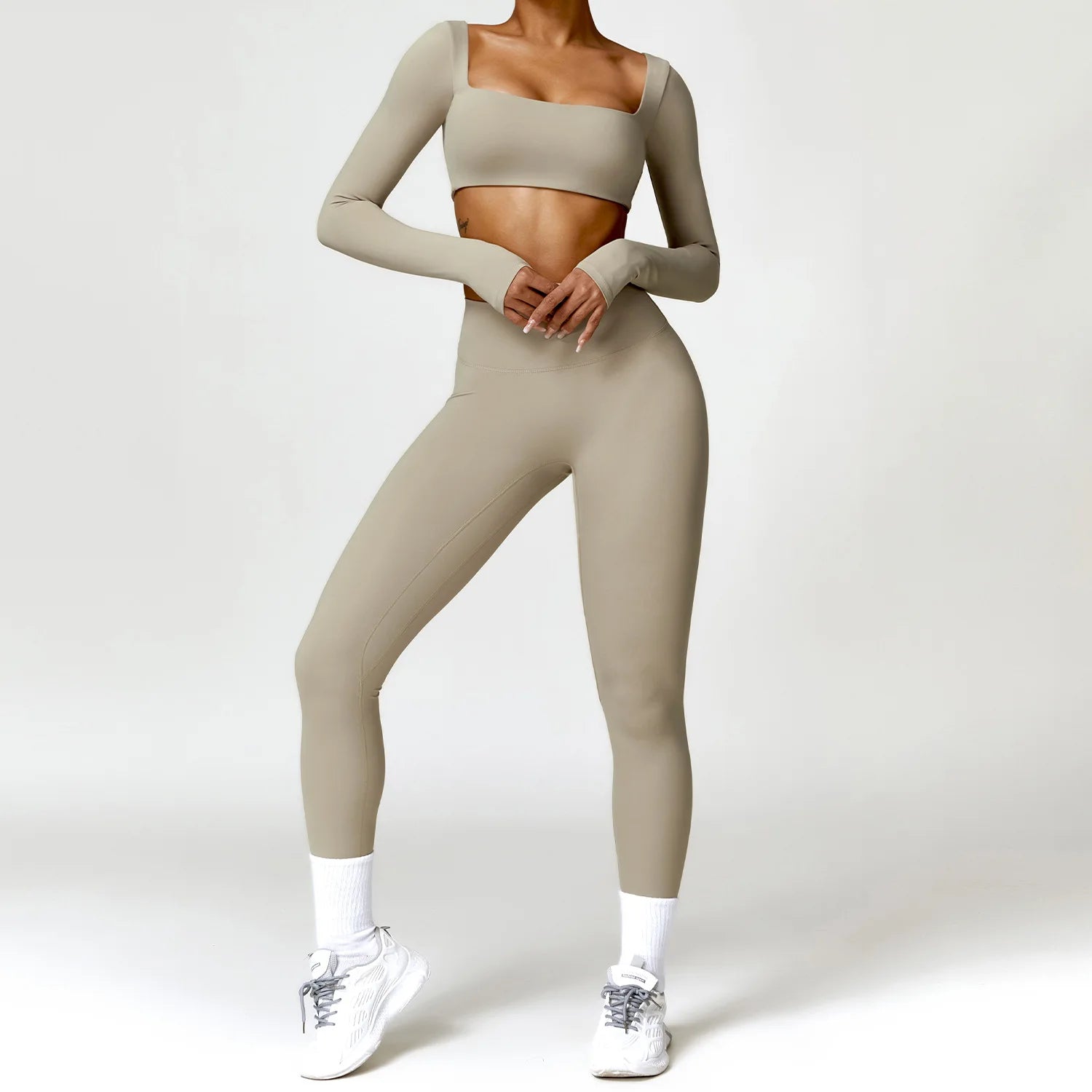 EmberFlex Long-Sleeve Yoga Set