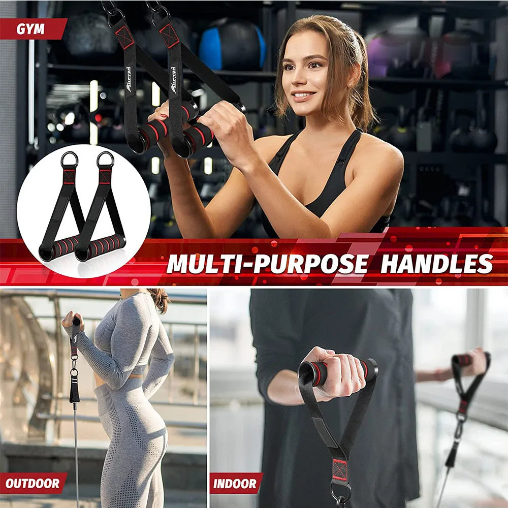 FlexCoil Resistance Band Handle Set