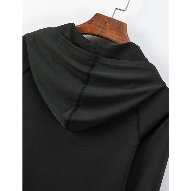 HoodLine Compression Hooded Tee