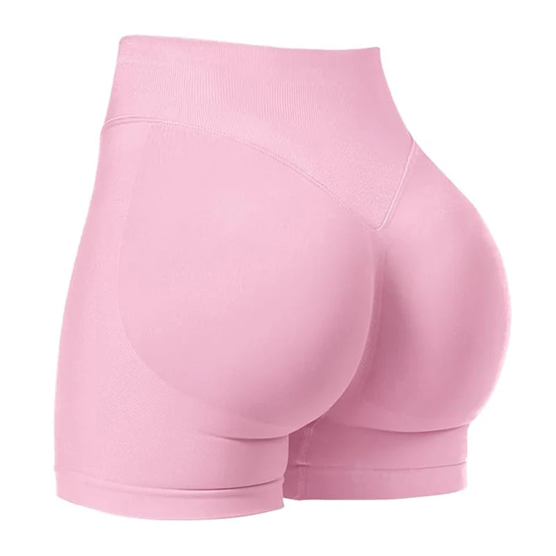 RibbedLine Seamless Biker Shorts