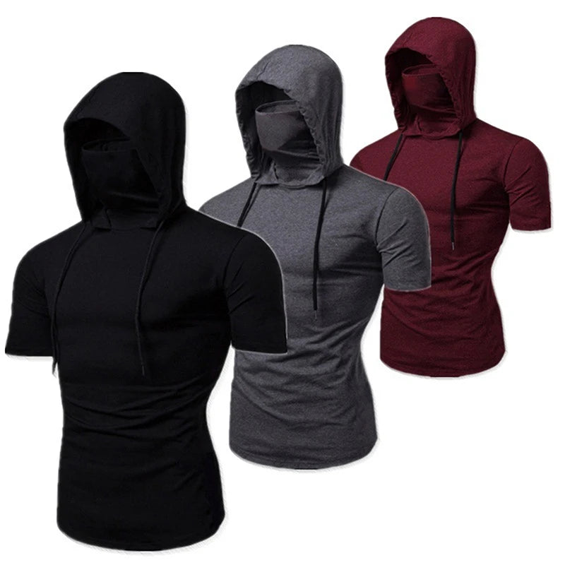 IronShade Short-Sleeve Mask Hoodie