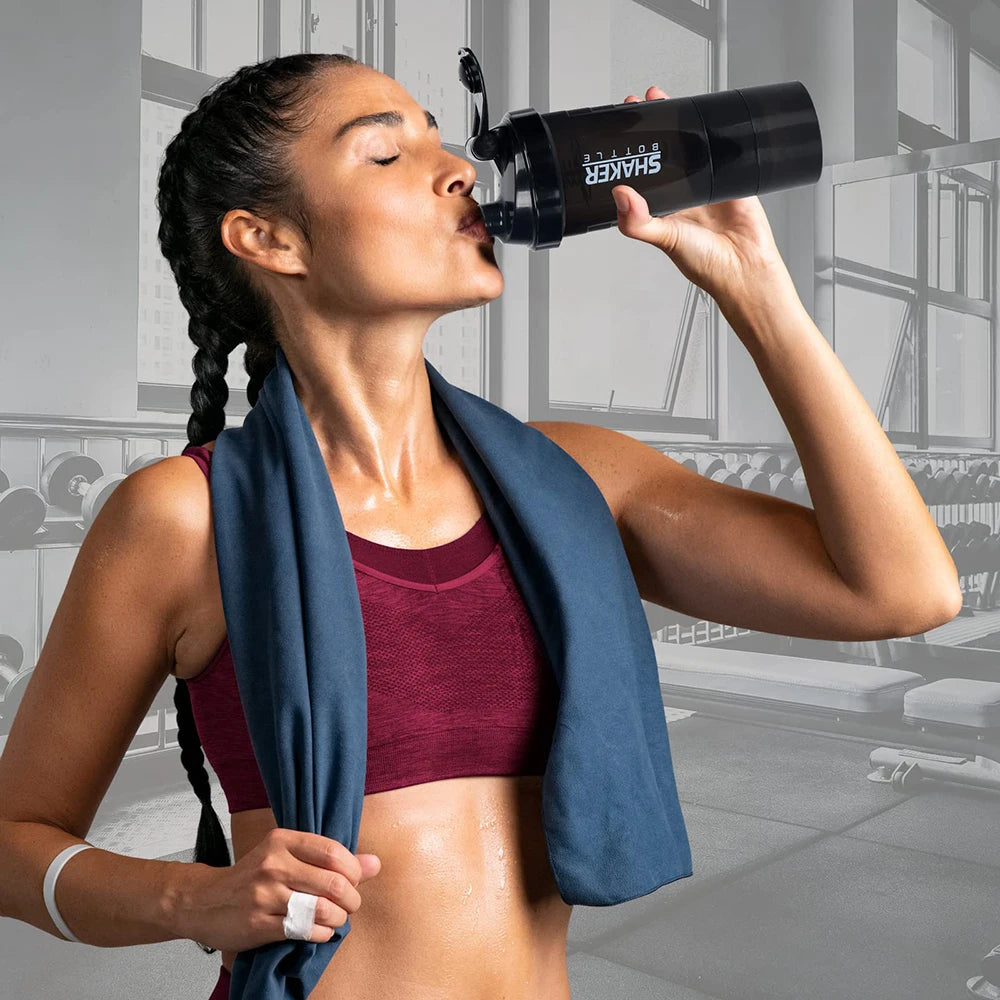 TriStack 3-Layer Protein Shaker