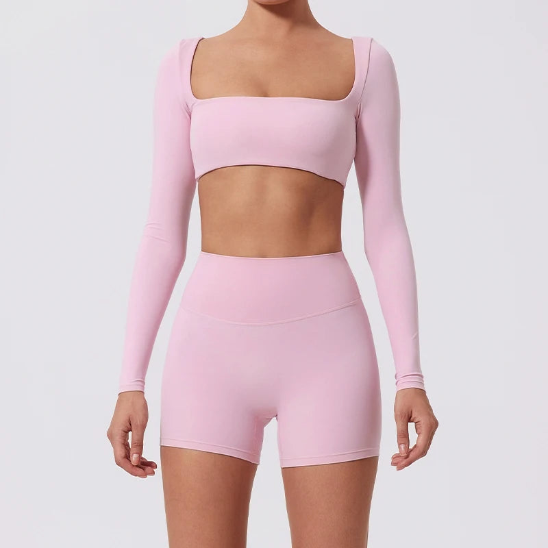 EmberFlex Long-Sleeve Yoga Set