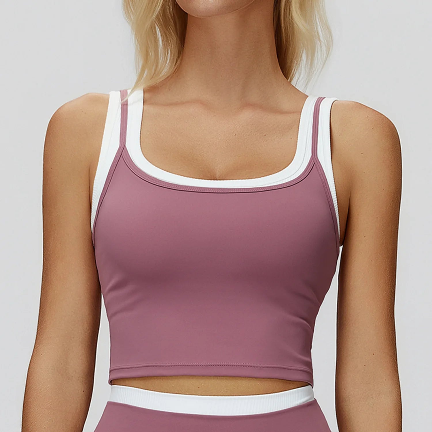 BlockFit Color-Block Sports Bra