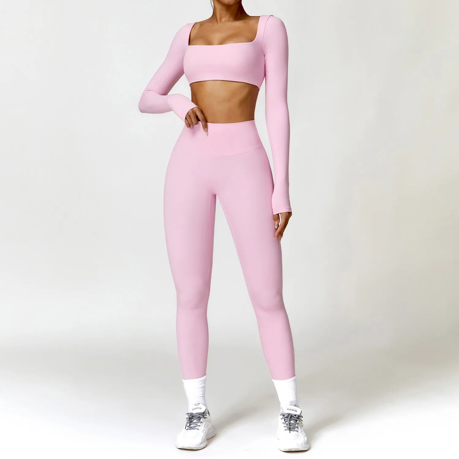 AscendKnit High-Waist Yoga Set