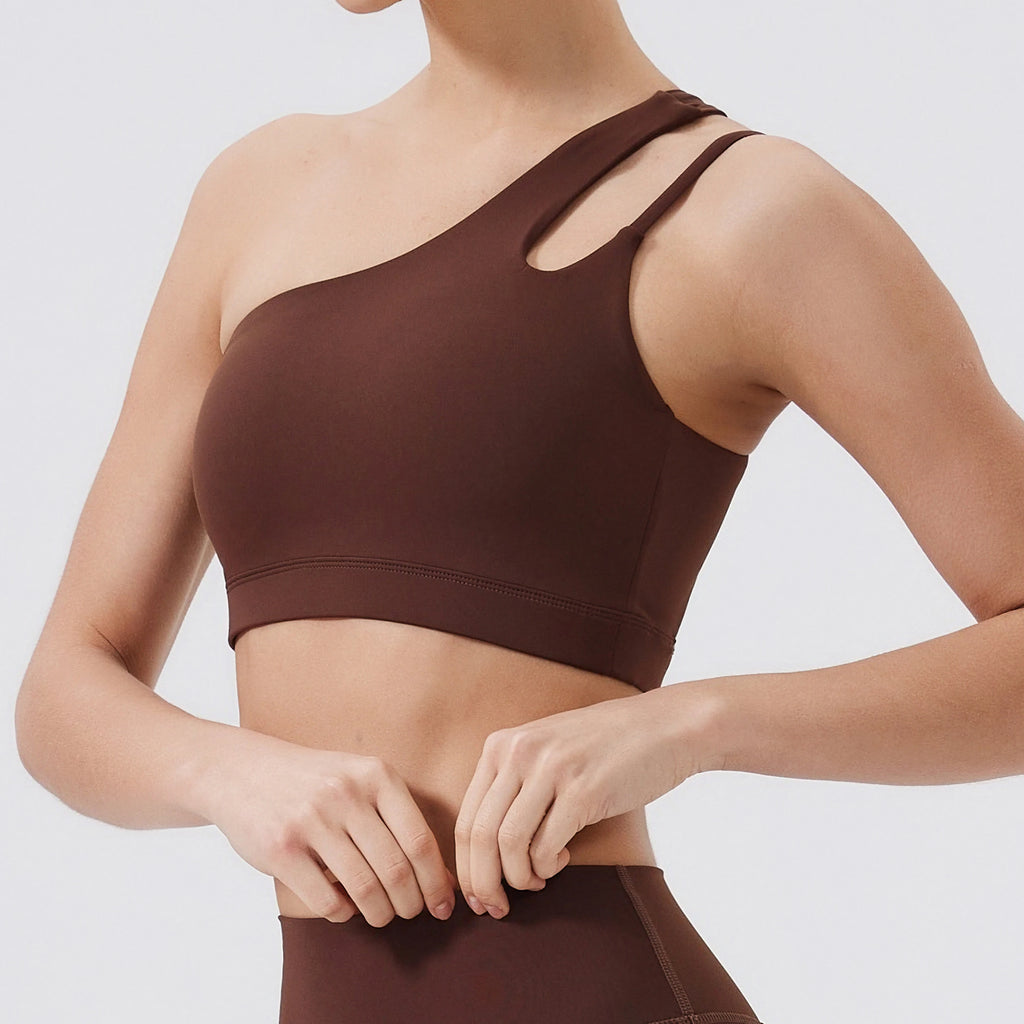 SculptFit One-Shoulder Sports Bra