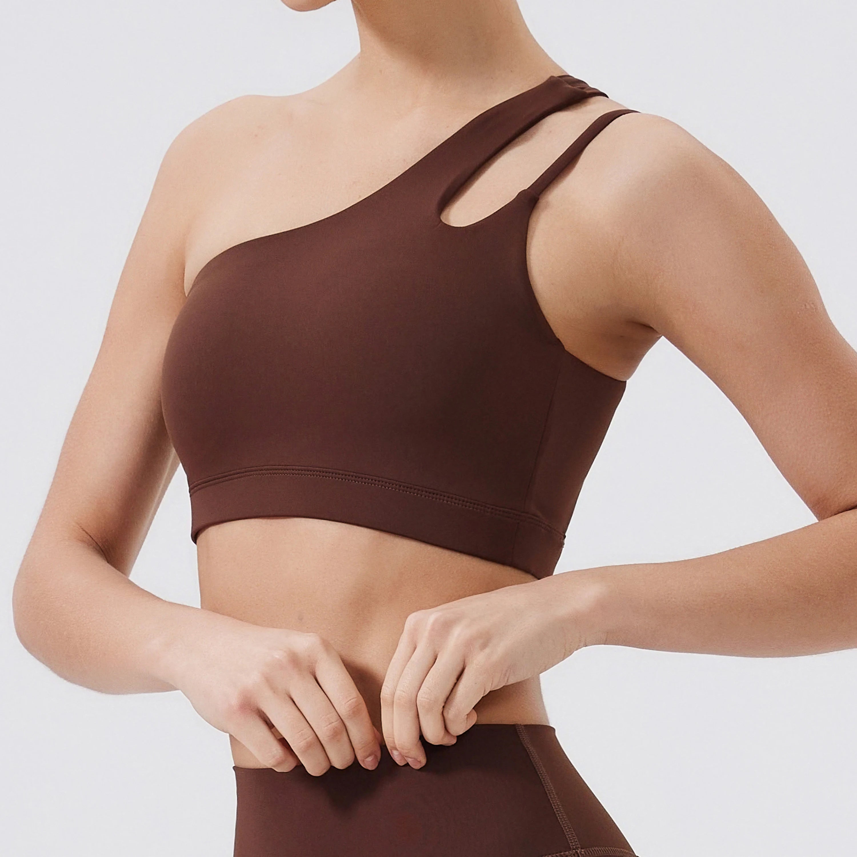 SculptFit One-Shoulder Sports Bra