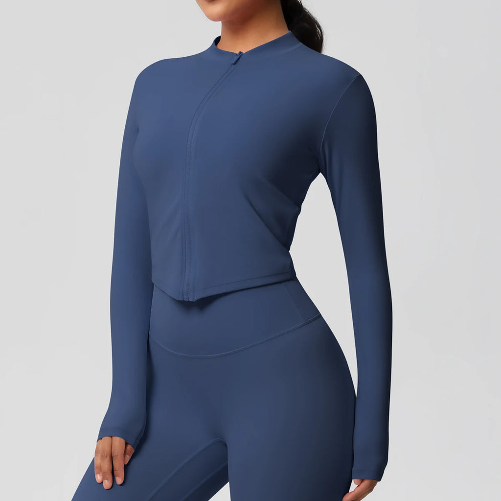 SerenaFlex Long-Sleeve Workout Top
