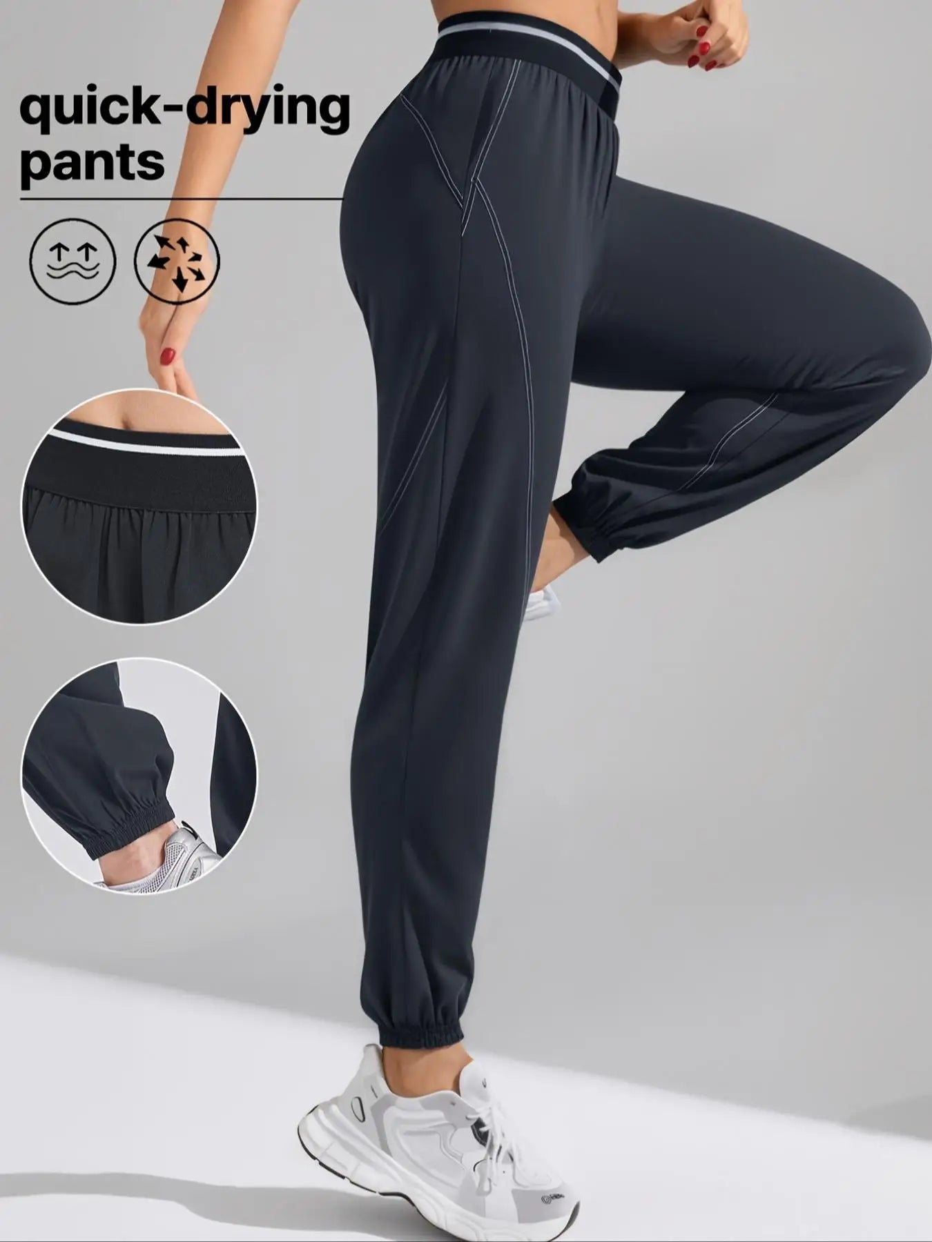 DriftLuxe Loose-Fit Sport Joggers