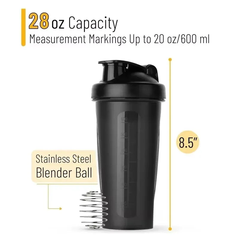 PulseShake 600ml Steel-Ball Protein Shaker