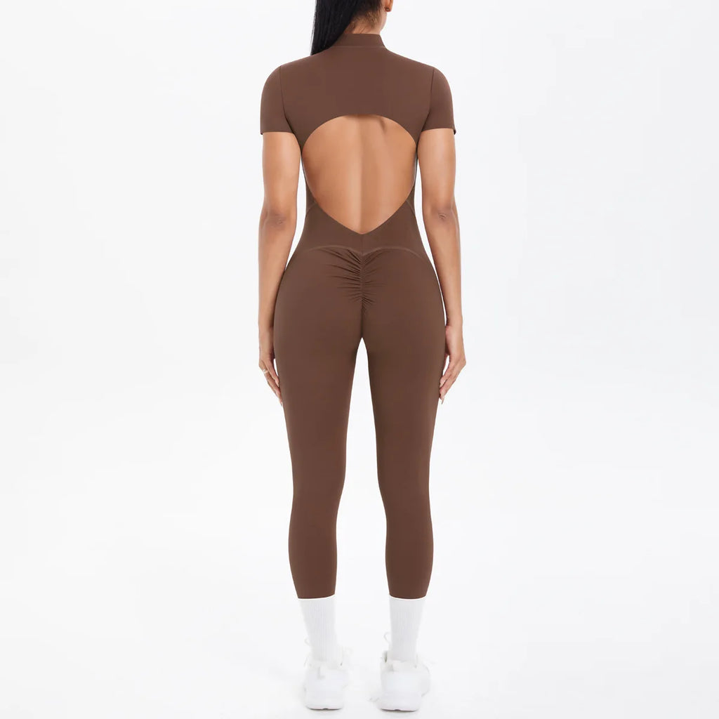 Seamless Sculpt Zip Bodysuit (Women)