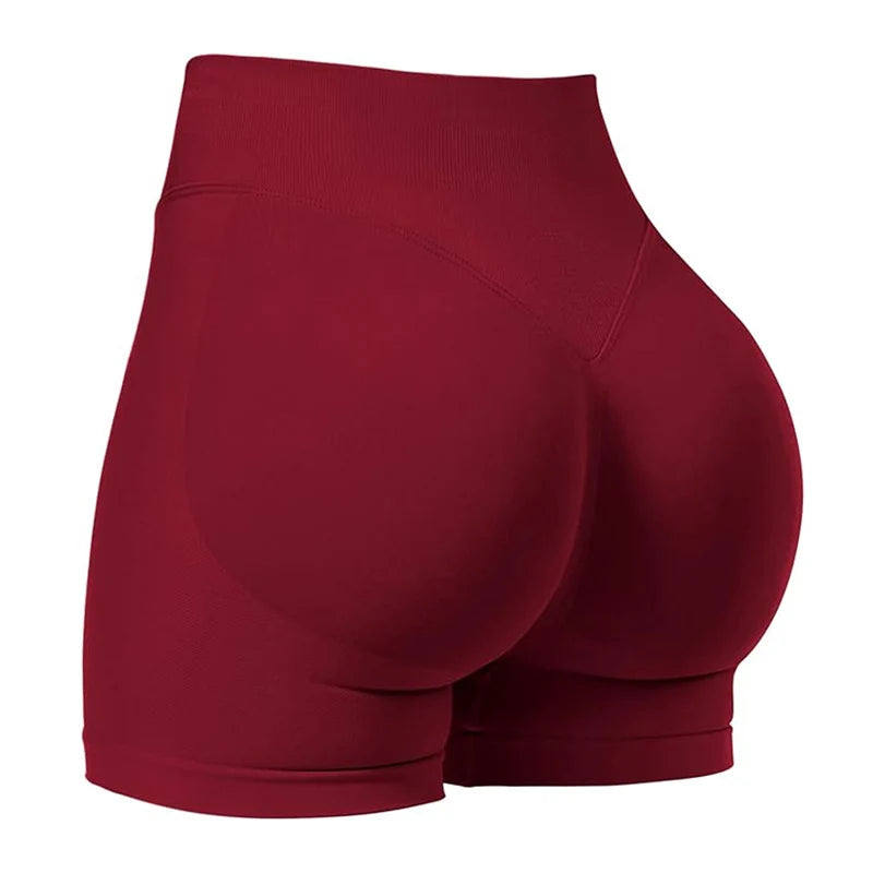 RibbedLine Seamless Biker Shorts