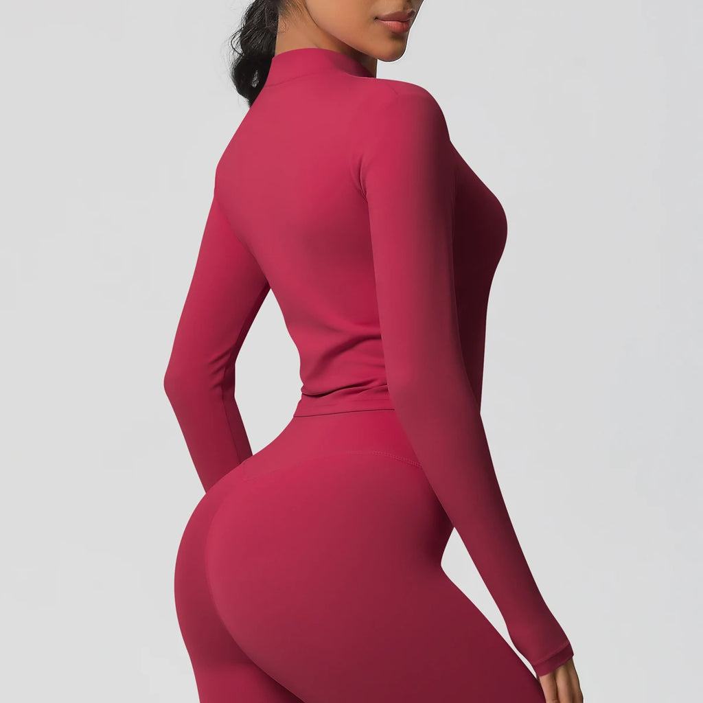 SerenaFlex Long-Sleeve Workout Top