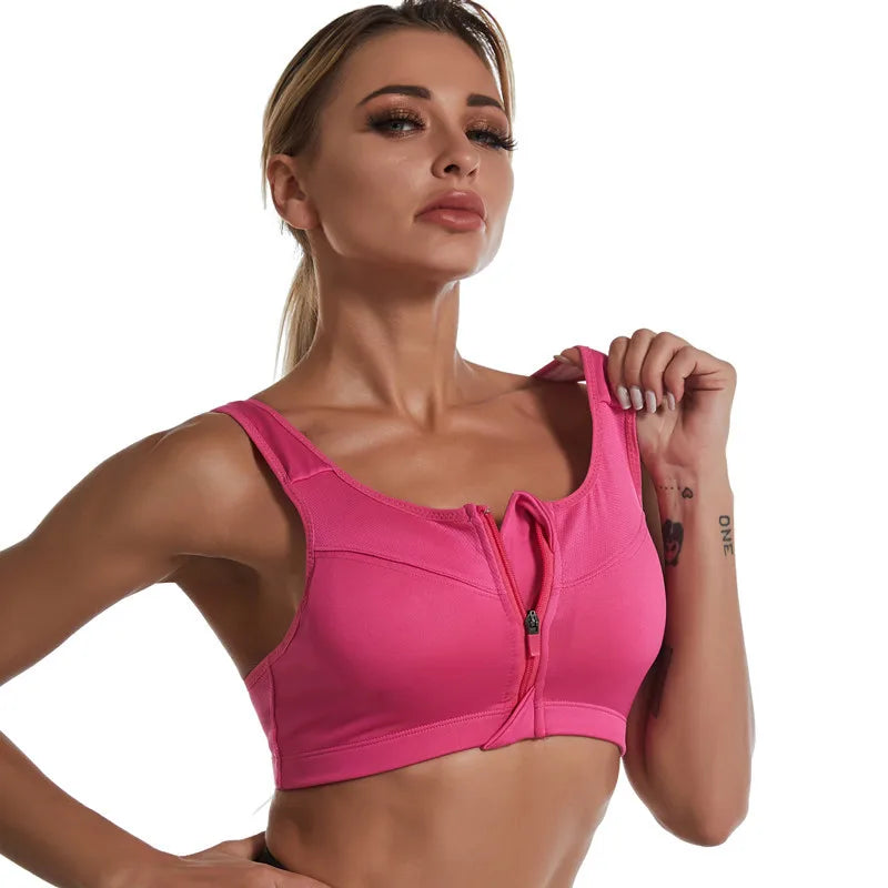 ZipFlex High Impact Sports Bra