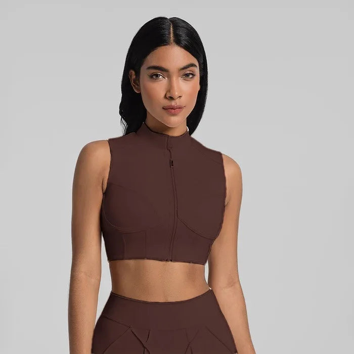 Contour Zip Performance Sports Bra